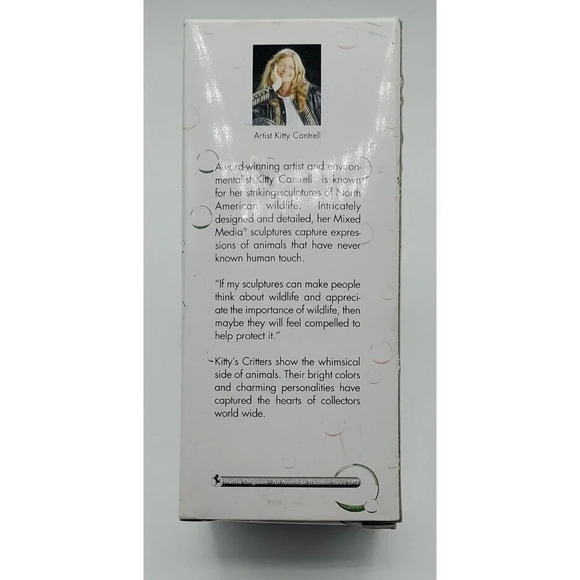 2003 Kitty's Critters Frog Ornaments Colorful Looking For Santa 3" Holiday w/Box - Picture 9 of 9